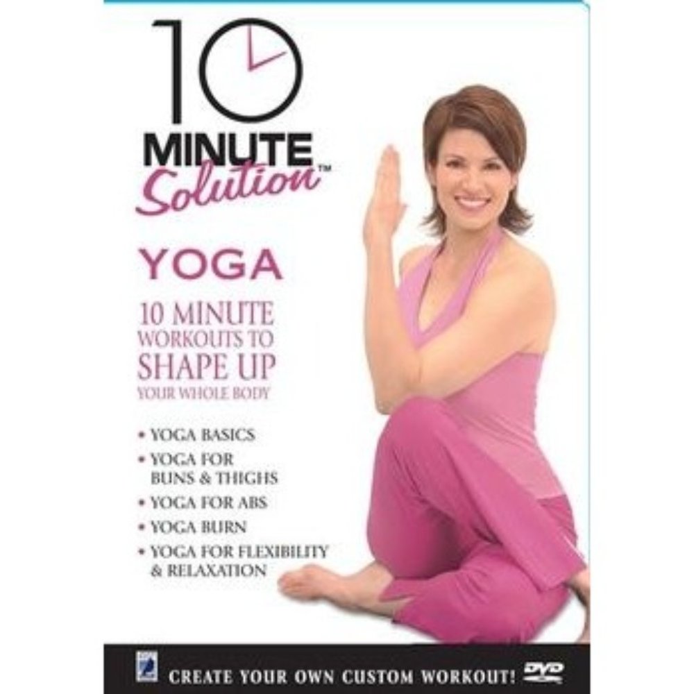 10 Minute Solution Yoga DVD Workout Basics Shape Up Flexibility Relaxation